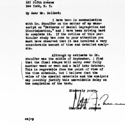Letter from Charles S. John...
