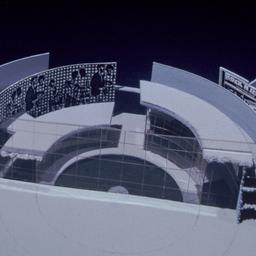 Model, aerial view.