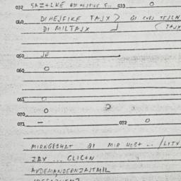 Eastern questionnaire, answ...