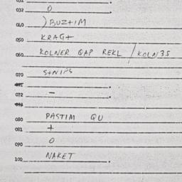 Eastern questionnaire, answ...
