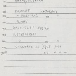 Eastern questionnaire, answ...