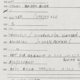 Eastern questionnaire, answ...