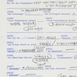 Western questionnaire, answ...