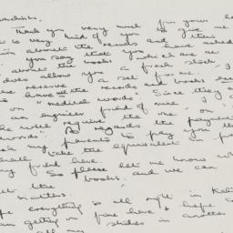 Letter from Tsewang Yishey ...