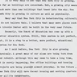 New York's Future as I ...