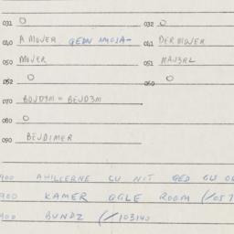 Eastern questionnaire, answ...