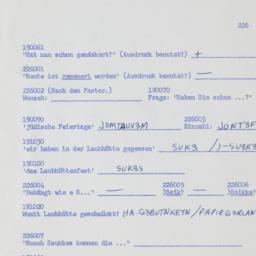 Western questionnaire, answ...