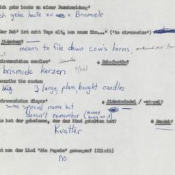 Western questionnaire, answ...