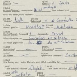 Western questionnaire, answ...