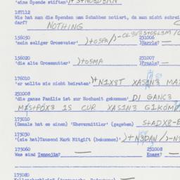 Western questionnaire, answ...