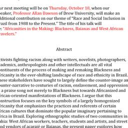 Announcements, 2012-10-18. ...