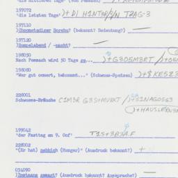 Western questionnaire, answ...
