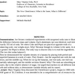 Minutes, 2010-09-24. Scient...