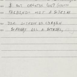 Eastern questionnaire, answ...