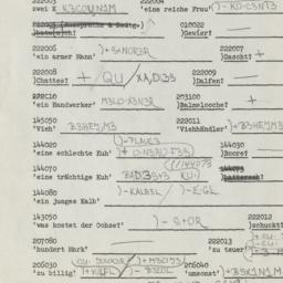 Western questionnaire, answ...
