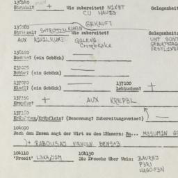Western questionnaire, answ...