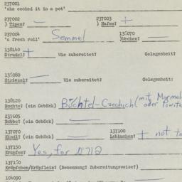 Western questionnaire, answ...