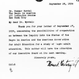Letter from Morse A. Cartwr...