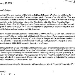 Announcements, 2004-02-06. ...