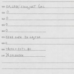 Eastern questionnaire, answ...