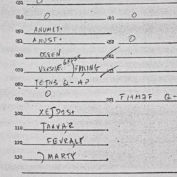 Eastern questionnaire, answ...