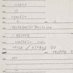 Eastern questionnaire, answ...