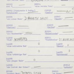 Western questionnaire, answ...