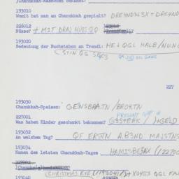 Western questionnaire, answ...