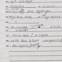 Eastern questionnaire, answ...
