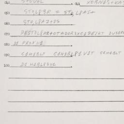 Eastern questionnaire, answ...