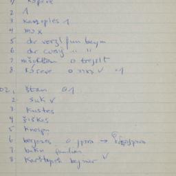 Eastern questionnaire, blue...
