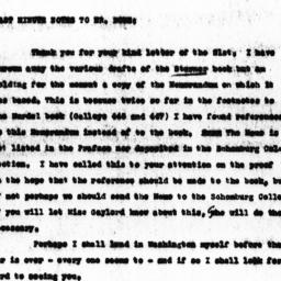 Note from Florence Anderson...