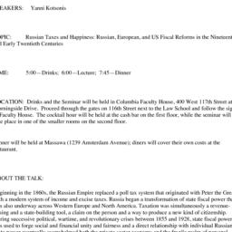 Announcements, 2014-05-02. ...