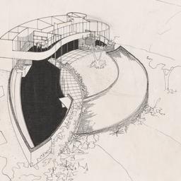 Aerial view to interior