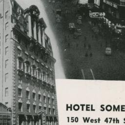 Hotel Somerset, 150 West 47...