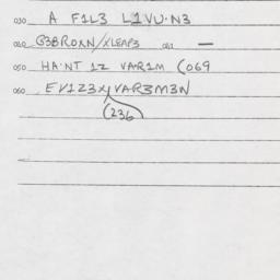 Eastern questionnaire, answ...