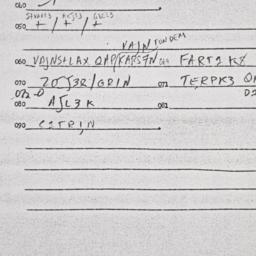 Eastern questionnaire, answ...