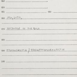 Eastern questionnaire, answ...