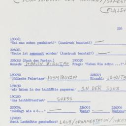Western questionnaire, answ...