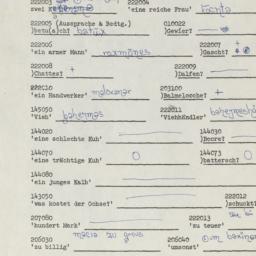 Western questionnaire, answ...