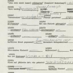 Western questionnaire, answ...