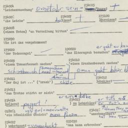 Western questionnaire, answ...