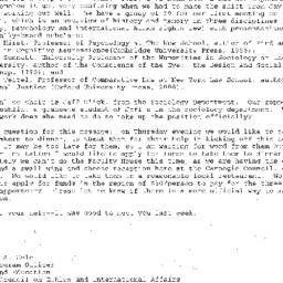 Correspondence, 2001-10-11....
