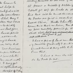 Letter from Tharchin asking...