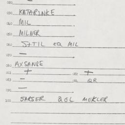 Eastern questionnaire, answ...