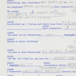 Western questionnaire, answ...