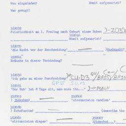 Western questionnaire, answ...