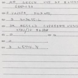 Western questionnaire, answ...