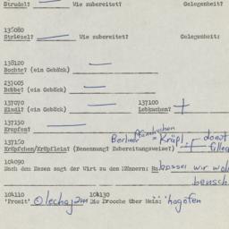 Western questionnaire, answ...
