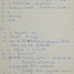 Eastern questionnaire, blue...